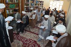 زارت قناة الامام المهدي(ع) الفضائية معهد الامام الحسين عليه السلام للدراسات القرآنية التخصصية في النجف الاشرف