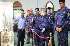 متحف الامام الحسين يستضيف عدد من ضباط الشرطة الاتحادية