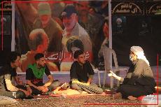 مخيم الثقافة الحسينيّة يستقطب الشباب الماشين على طريق الحلة / كربلاء