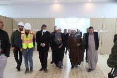 وفد العتبة الحسينية المقدسة يزور مركز الشفاء في (ناحية برطلة) بمحافظة نينوى