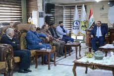 وفد العتبة الحسينية يزور كلية الإعلام في الجامعة العراقية ببغداد