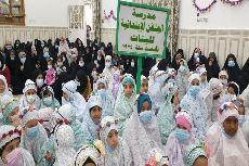 التبليغ والتعليم الديني في العتبة الحسينية ترعى حفل تكليف الفتيات في البصرة