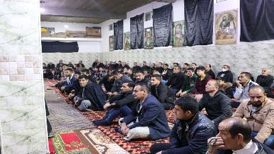 قسم الشؤون الدينية في العتبة الحسينية يقيم مجالس العزاء في نينوى
