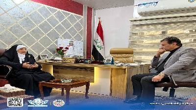 مناقشة التعاون المشترك بين مركز الارشاد الاسري فرع بغداد وبين جامعة بغداد / مركز البحوث التربوية والنفسية