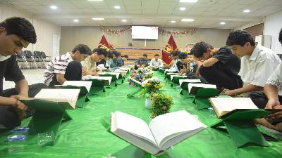 افتتاح برنامج لا تهجروا القرآن في مركز إرشاد الديوانية