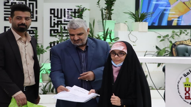 بالصور..ضمن فعاليات مهرجان كوثر العصمة حفل توزيع جوائز مسابقة الخطبة الفدكية بمناسبة ولادة الامام المجتبى ع