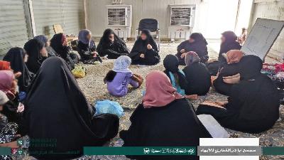 دورة تدريبية مهنية لشريحة من النساء المتعففات في مجمع ابو ذر الغفاري / كربلاء