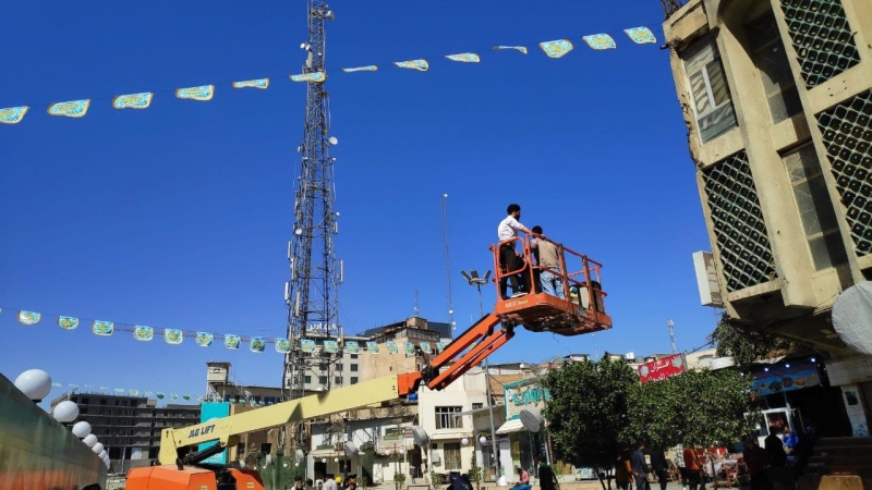 بالصور...جانب من استعدادات كوادر اللجنة المركزية لاحتفالات ومناسبات اهل البيت عليهم السلام لشهر شعبان المعظم