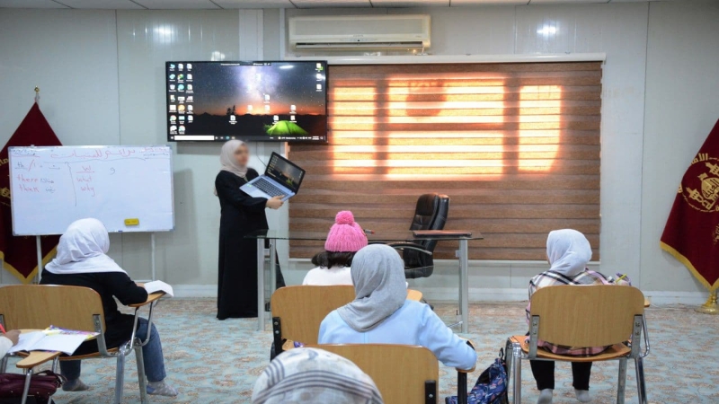 بالصور..إستمرار فعاليات برنامج براعم للفتيات لمركز الارشاد الاسري في الديوانية