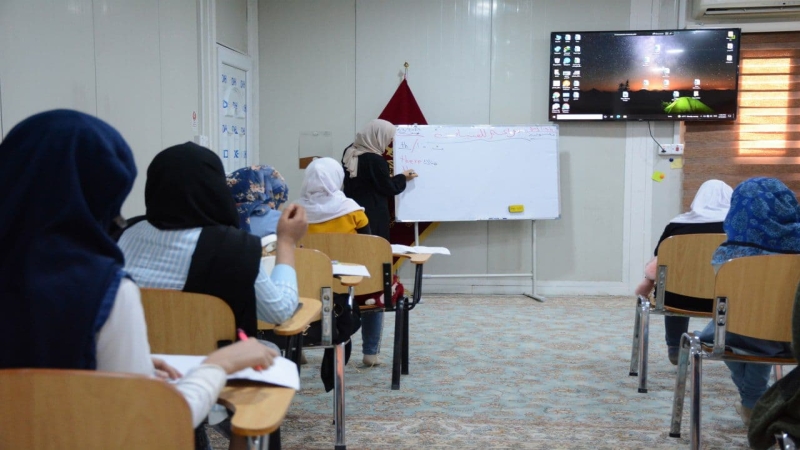 بالصور..إستمرار فعاليات برنامج براعم للفتيات لمركز الارشاد الاسري في الديوانية
