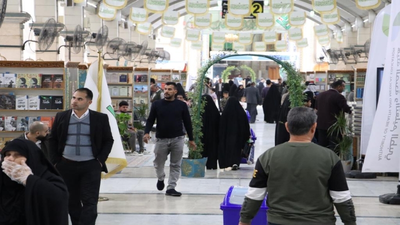معرض كربلاء الدولي للكتاب يشهد إقبال واسع من قبل الزائرين والقراء