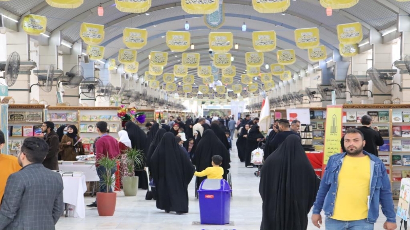معرض كربلاء الدولي للكتاب يشهد إقبال واسع من قبل الزائرين والقراء